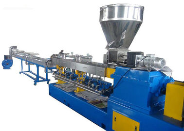 중국 W6Mo5Cr4V2 물자 쌍둥이 나사 압출기 기계 수평한 300kg/H 수용량 협력 업체